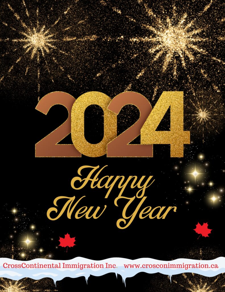 Gold and Black Classic Happy New Year Flyer